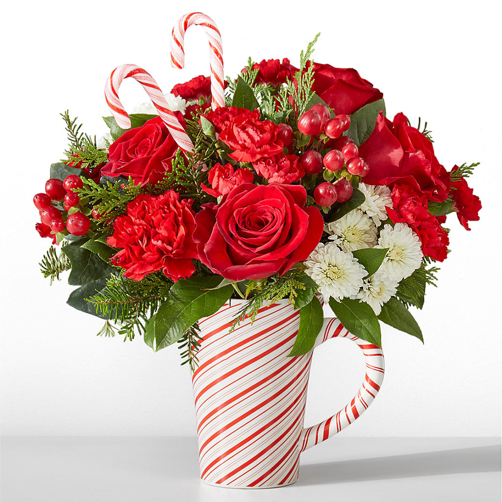 Peppermint Swirl Mug – The Owls Nest Florist, Clover SC