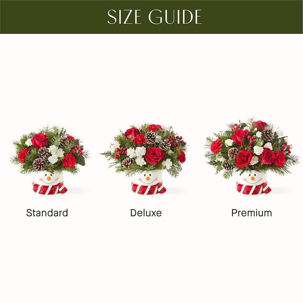 Jolly Snowman Bouquet – The Owls Nest Florist, Clover SC