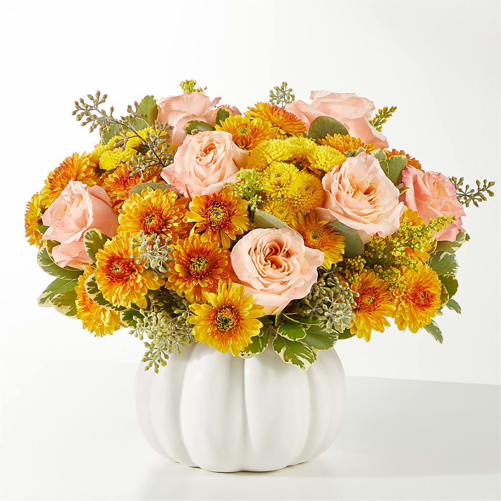 Peachy Pumpkin – The Owls Nest Florist, Clover SC