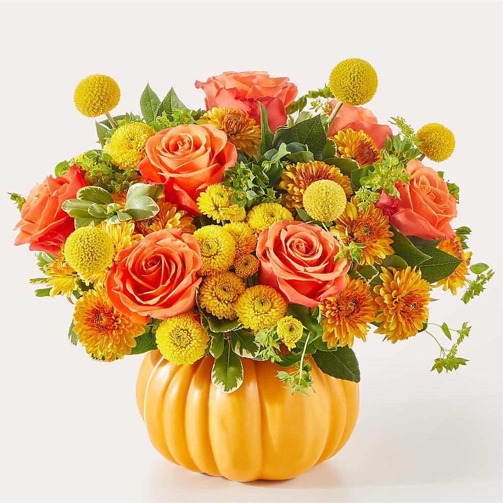 Gourdgeous Pumpkin – The Owls Nest Florist, Clover SC