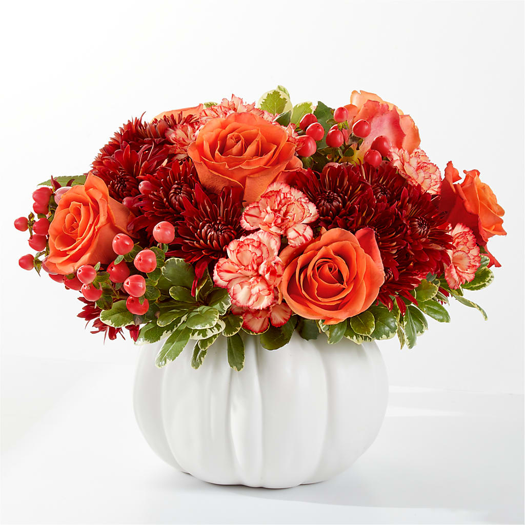 Autumn Air Pumpkin Bouquet – The Owls Nest Florist, Clover SC