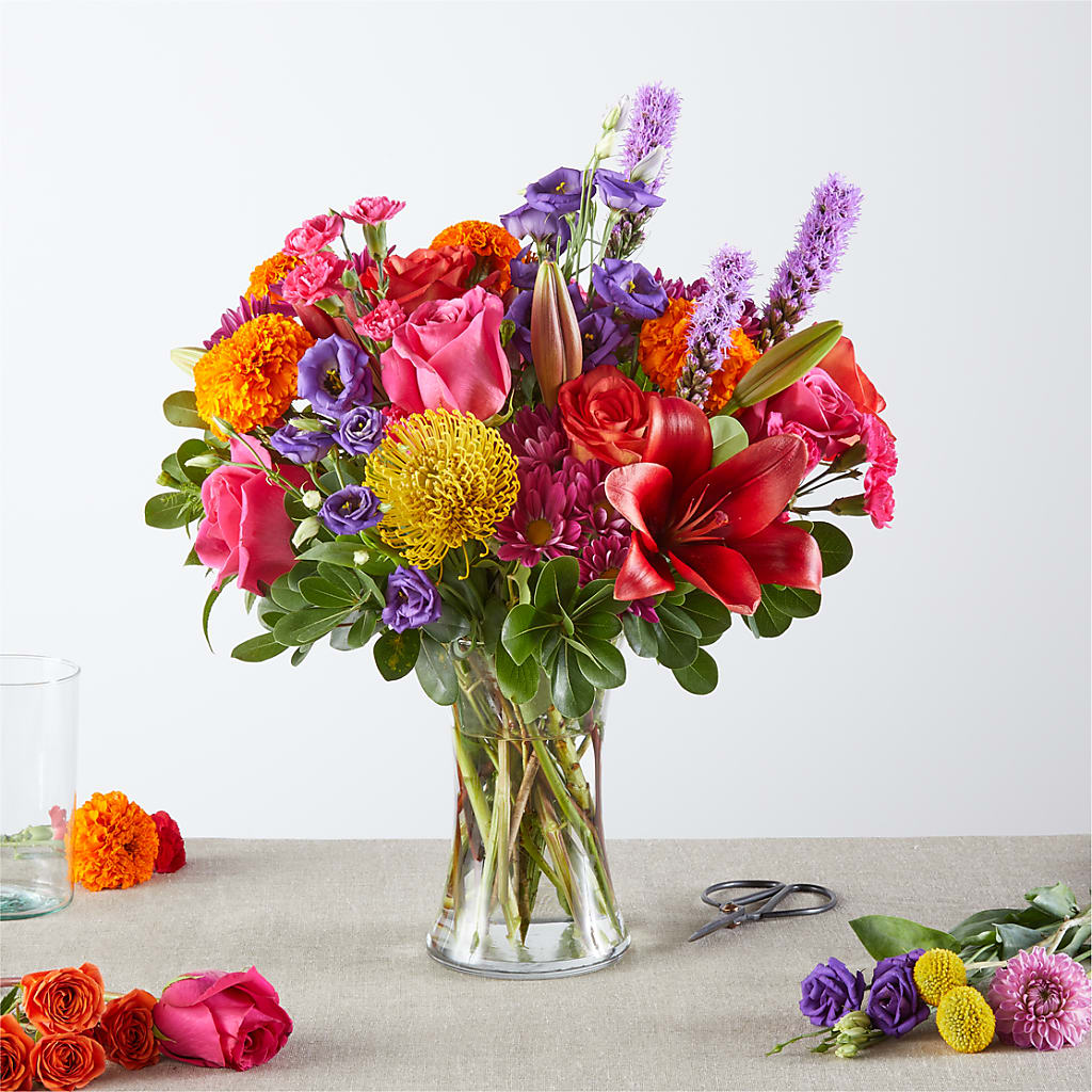 Feast of Color – A Florist Original – The Owls Nest Florist, Clover SC