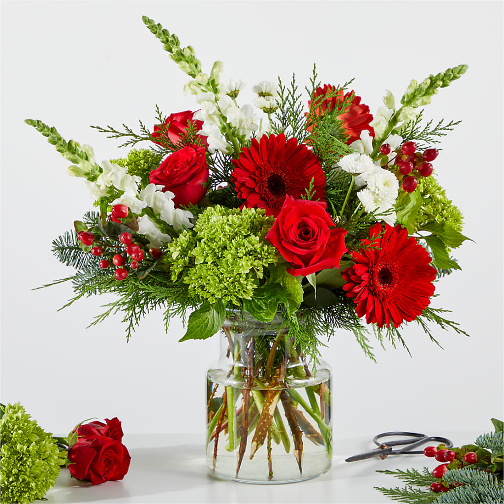 Merry Moment Bouquet – A Florist Original – The Owls Nest Florist, Clover SC