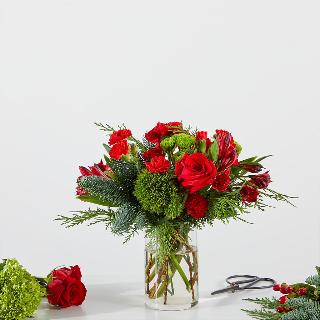 Merry Moment Bouquet – A Florist Original – The Owls Nest Florist, Clover SC