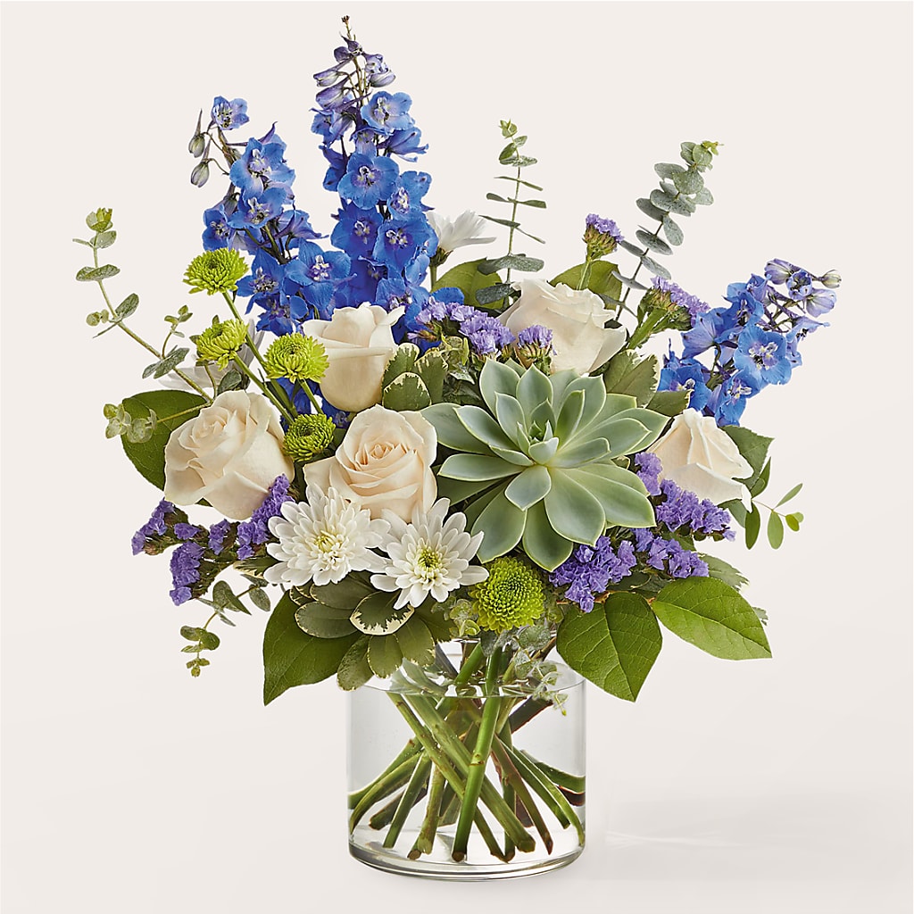 Cerulean Waves Bouquet – The Owls Nest Florist, Clover SC
