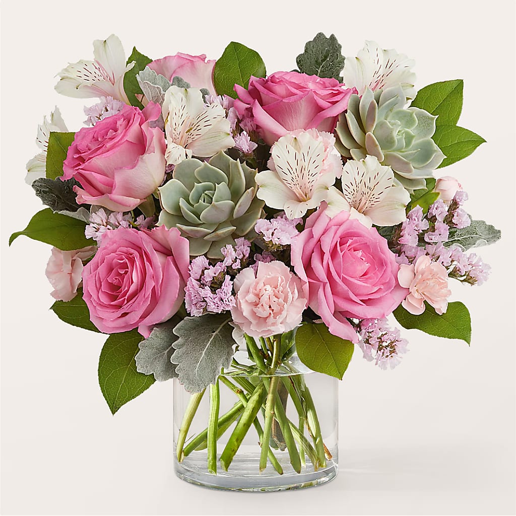 Dusty Rose Bouquet – The Owls Nest Florist, Clover SC