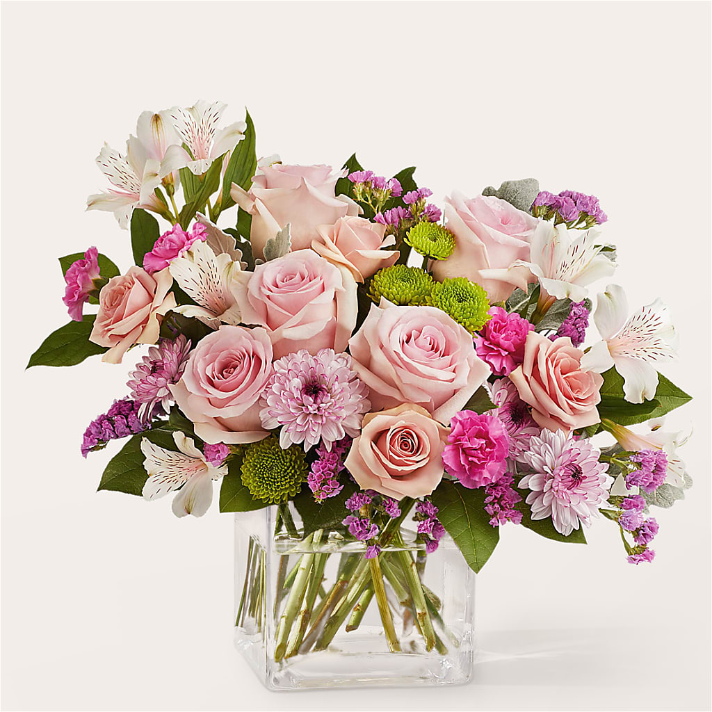 Pink Suede Bouquet – The Owls Nest Florist, Clover SC
