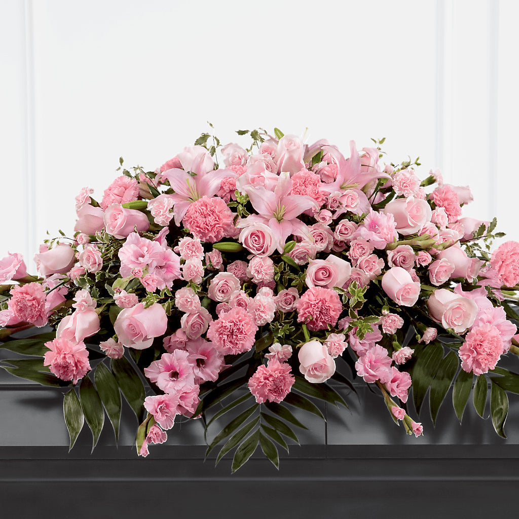 Garden of Comfort Casket Spray (Standard) – The Owls Nest Florist, Clover SC