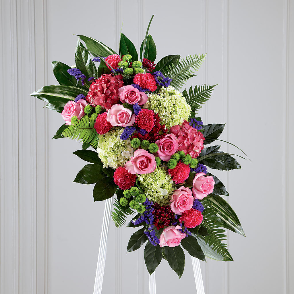 Refreshing Mix Standing Spray – The Owls Nest Florist, Clover SC