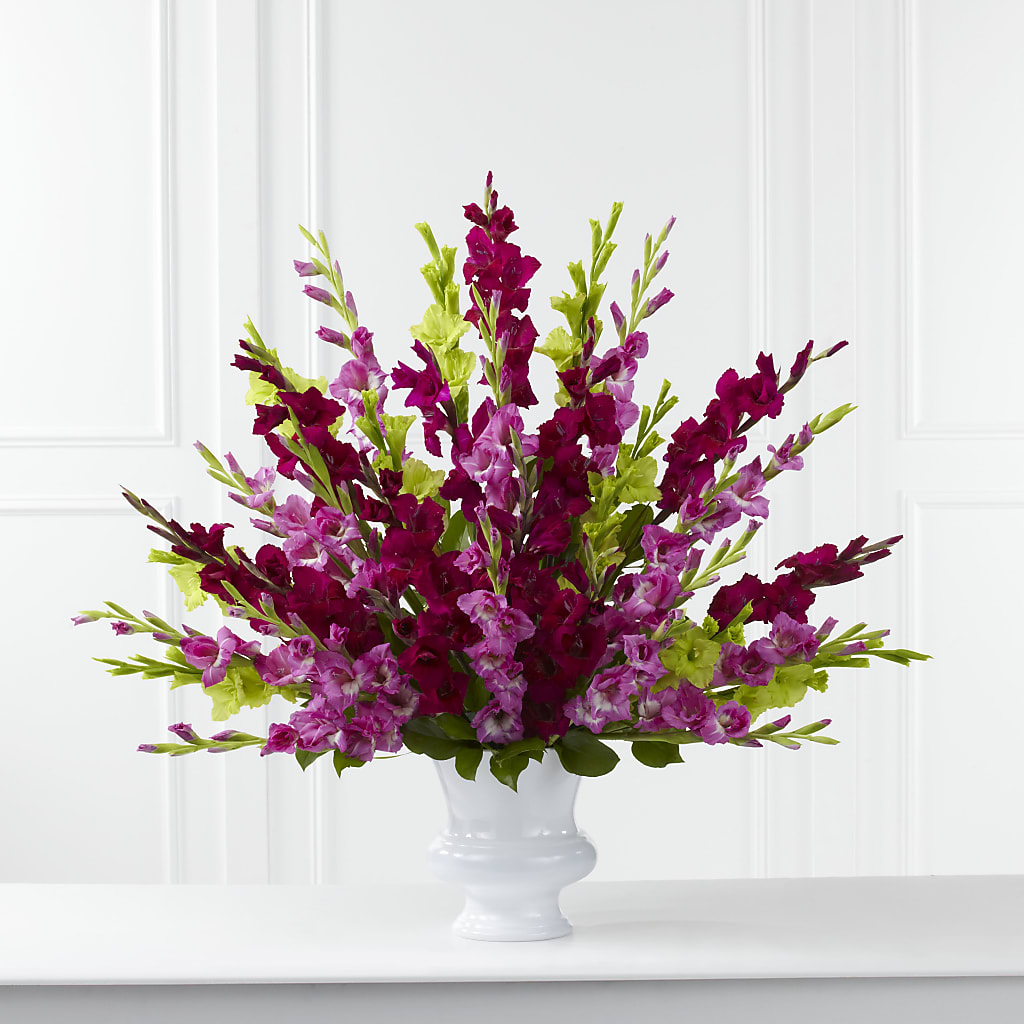 Solemn Offering Arrangement – The Owls Nest Florist, Clover SC