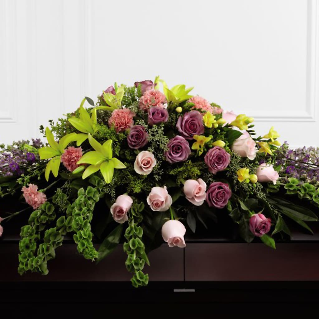 Forever Beloved Casket Spray – The Owls Nest Florist, Clover SC