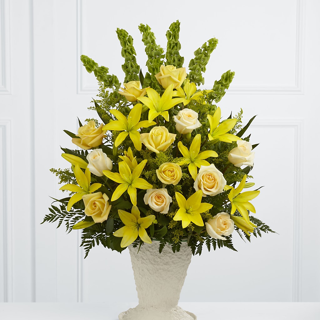 Golden Memories Arrangement – The Owls Nest Florist, Clover SC