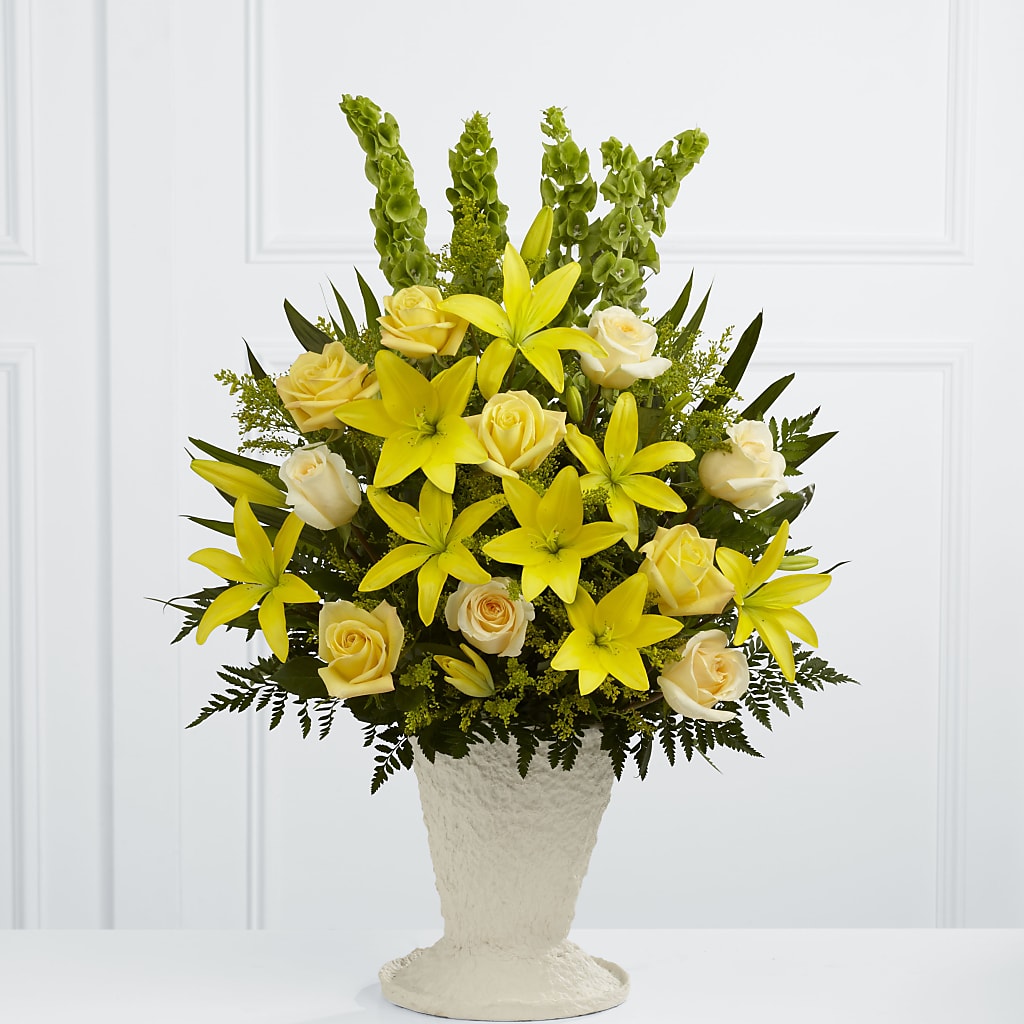 Golden Memories Arrangement – The Owls Nest Florist, Clover SC