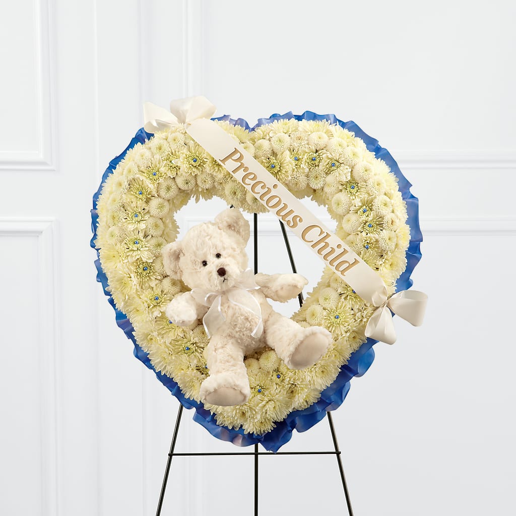 Precious Child Standing Heart – The Owls Nest Florist, Clover SC