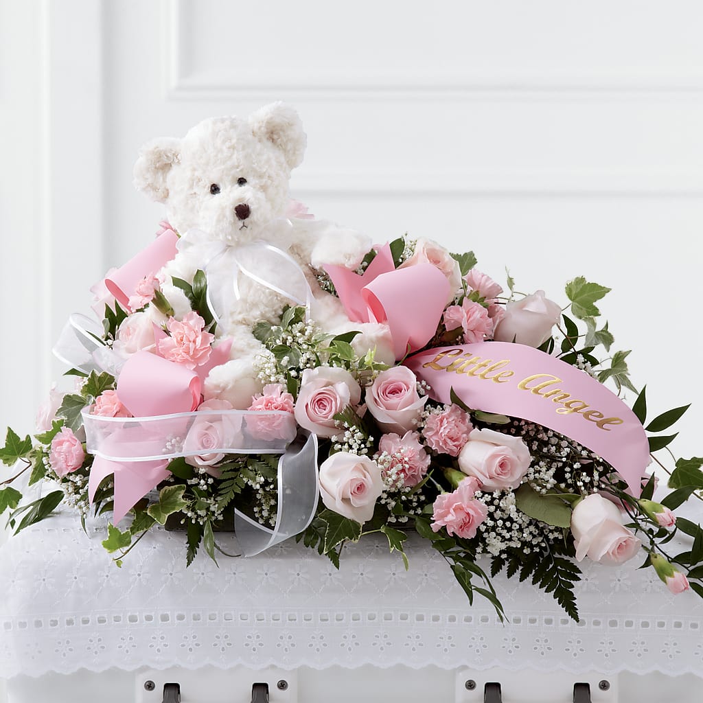 Touch of Sympathy Casket Spray – The Owls Nest Florist, Clover SC