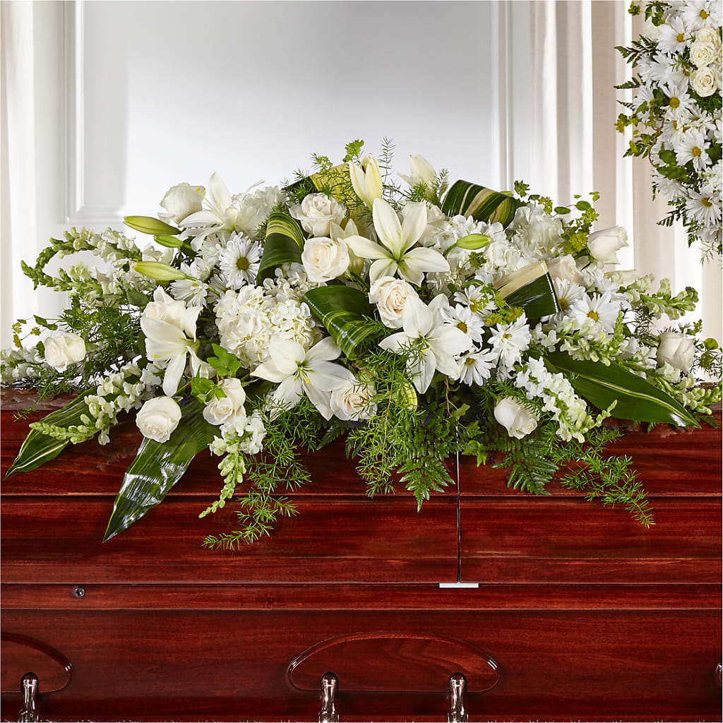 Abundance Casket Spray – The Owls Nest Florist, Clover SC