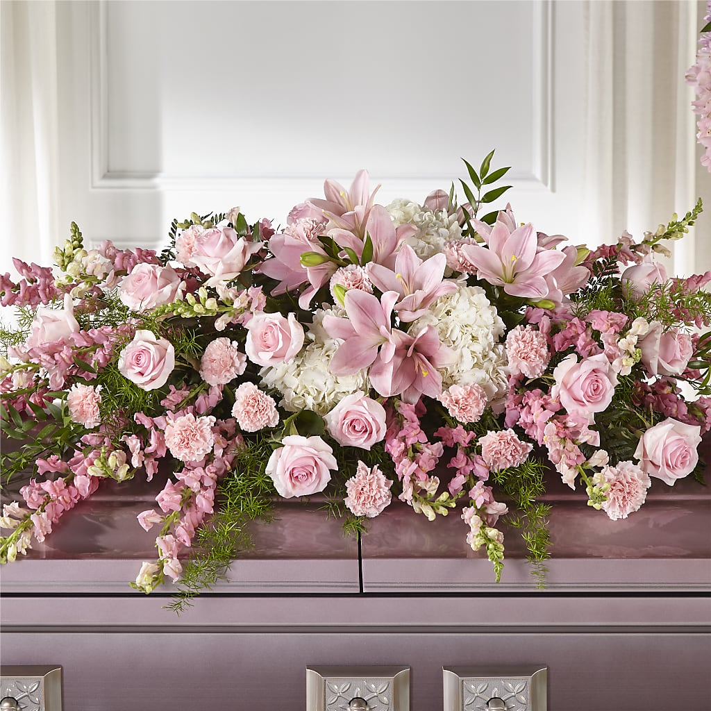 Life & Remembrance Casket Spray – The Owls Nest Florist, Clover SC