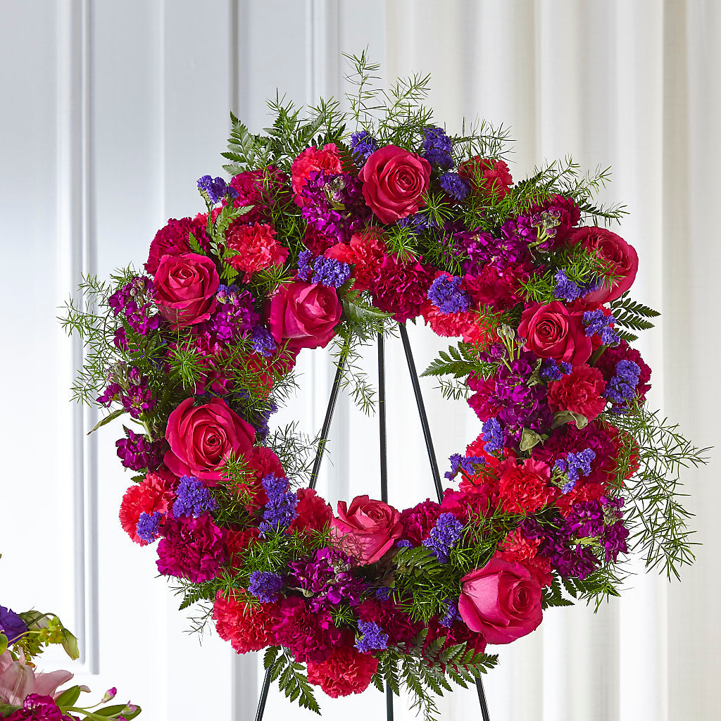 Calming Colors Wreath – The Owls Nest Florist, Clover SC