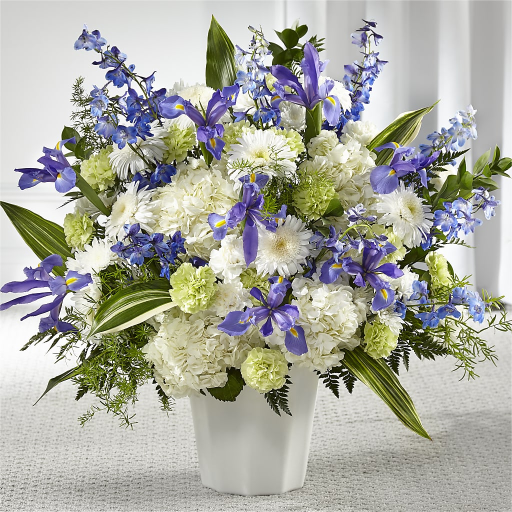 Soft Serenity Floor Basket – The Owls Nest Florist, Clover SC