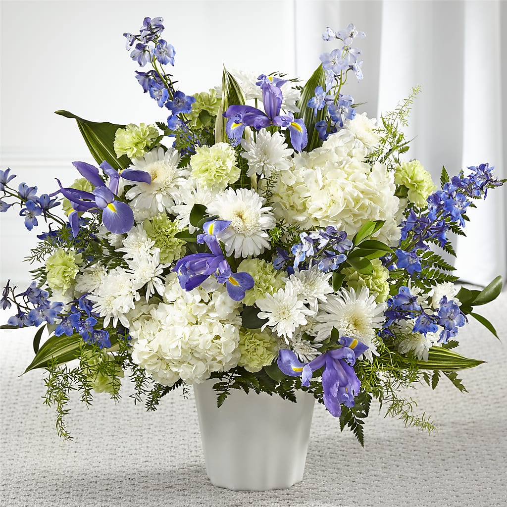 Soft Serenity Floor Basket – The Owls Nest Florist, Clover SC