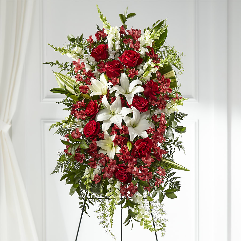 Everlasting Memory Standing Spray – The Owls Nest Florist, Clover SC