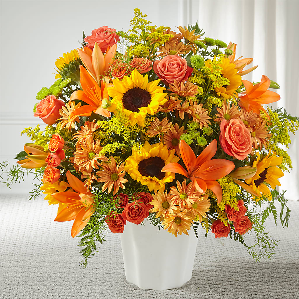 Harvest Thoughts Floor Basket – The Owls Nest Florist, Clover SC
