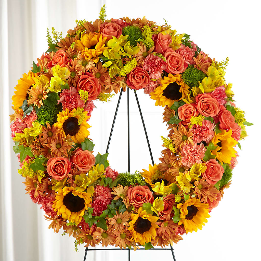 Autumnal Memories Wreath (Standard) – The Owls Nest Florist, Clover SC
