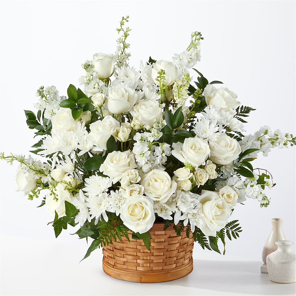 Heartfelt Condolences Arrangement – The Owls Nest Florist, Clover SC