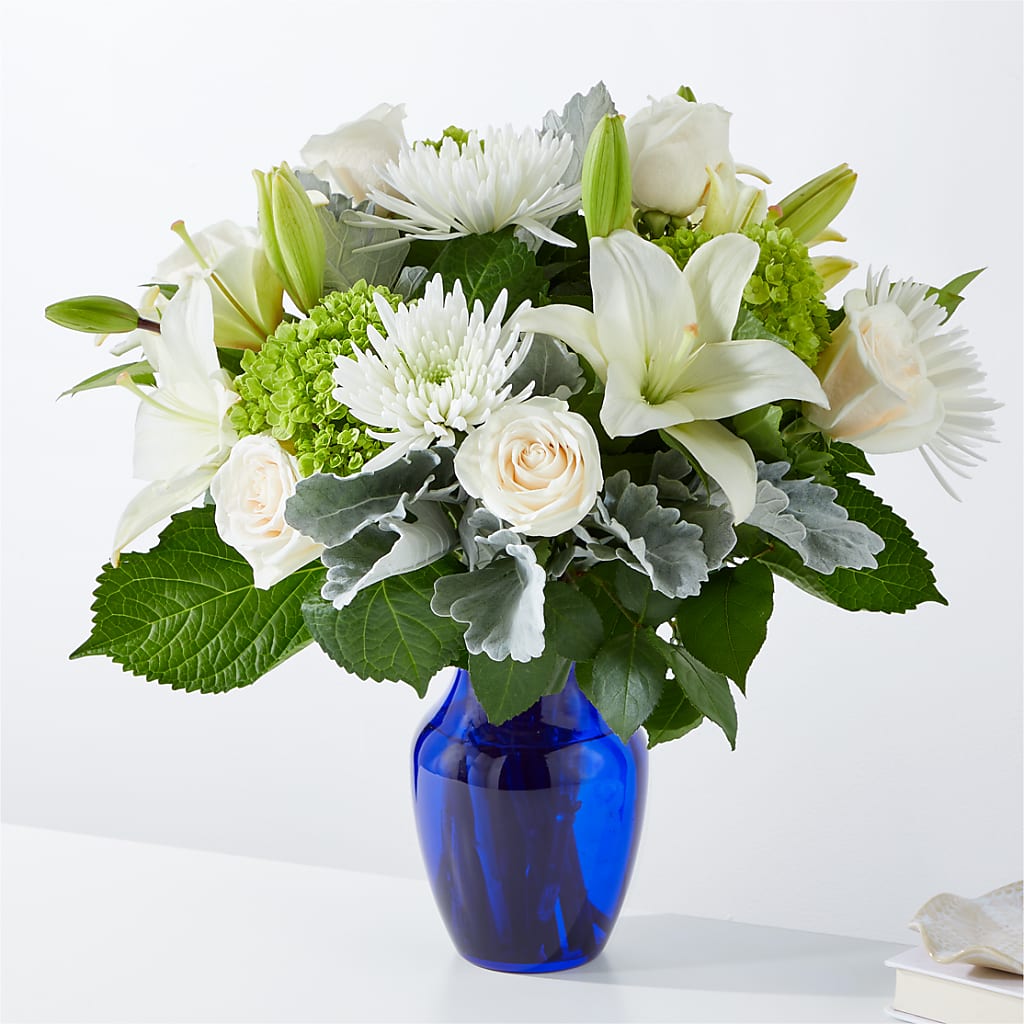 Snowy Dreams Bouquet – The Owls Nest Florist, Clover SC