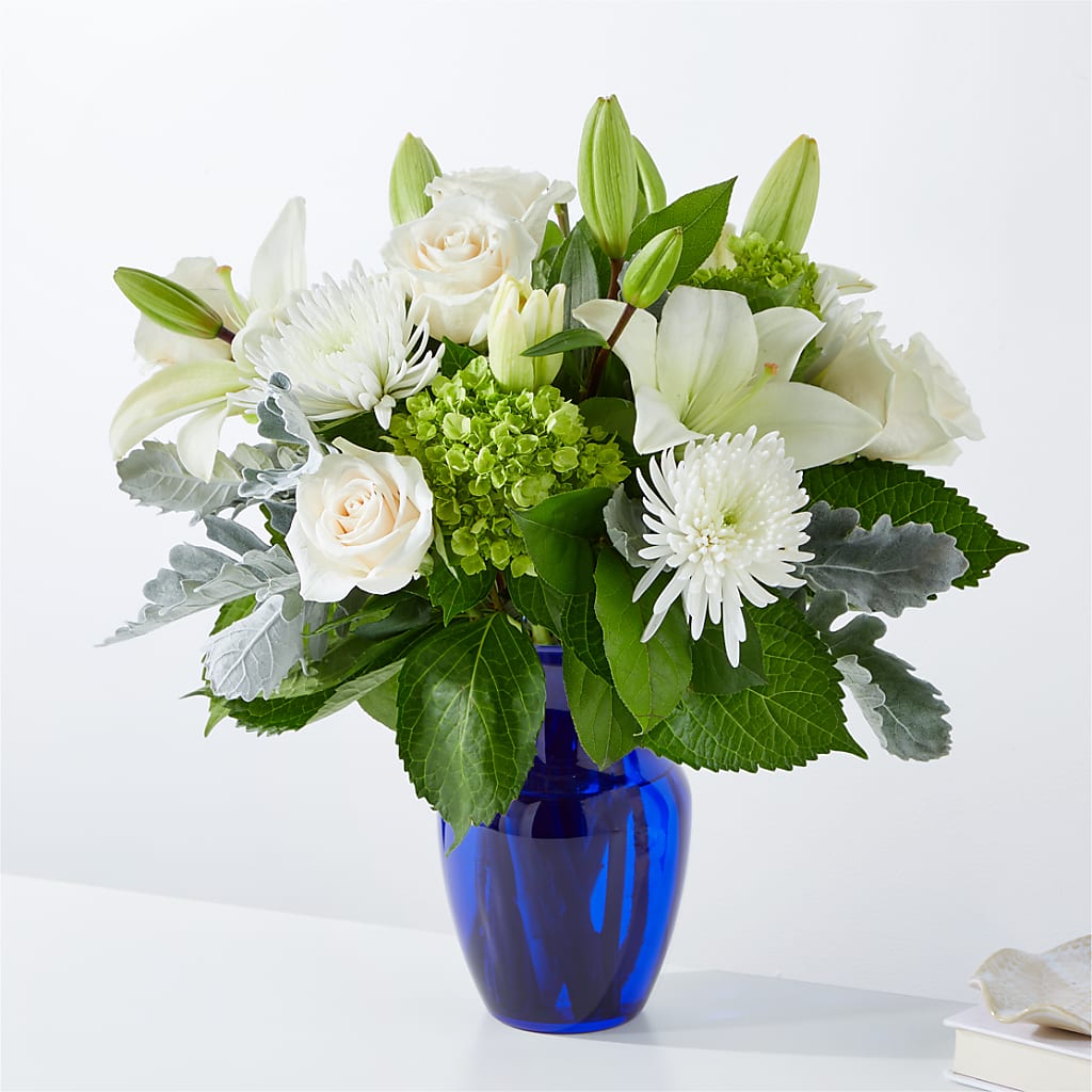 Snowy Dreams Bouquet – The Owls Nest Florist, Clover SC