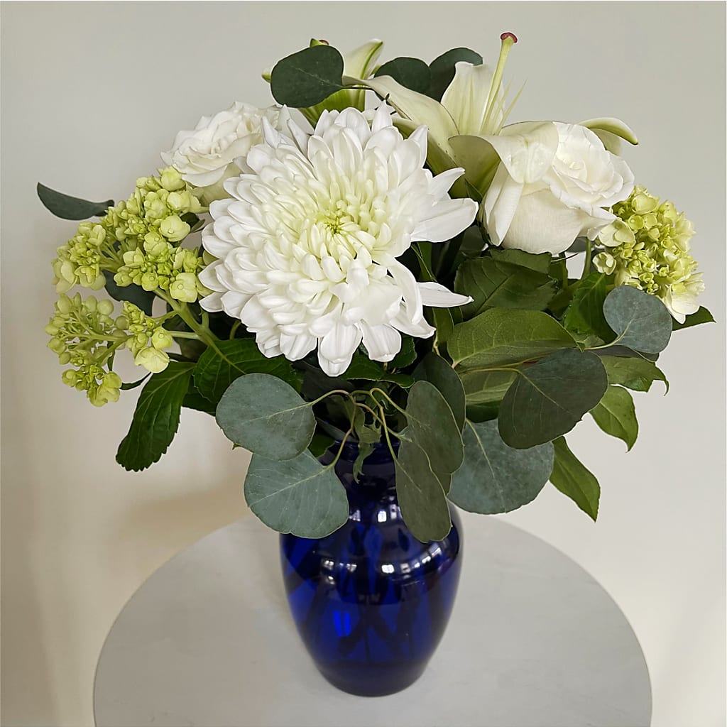 Snowy Dreams Bouquet – The Owls Nest Florist, Clover SC