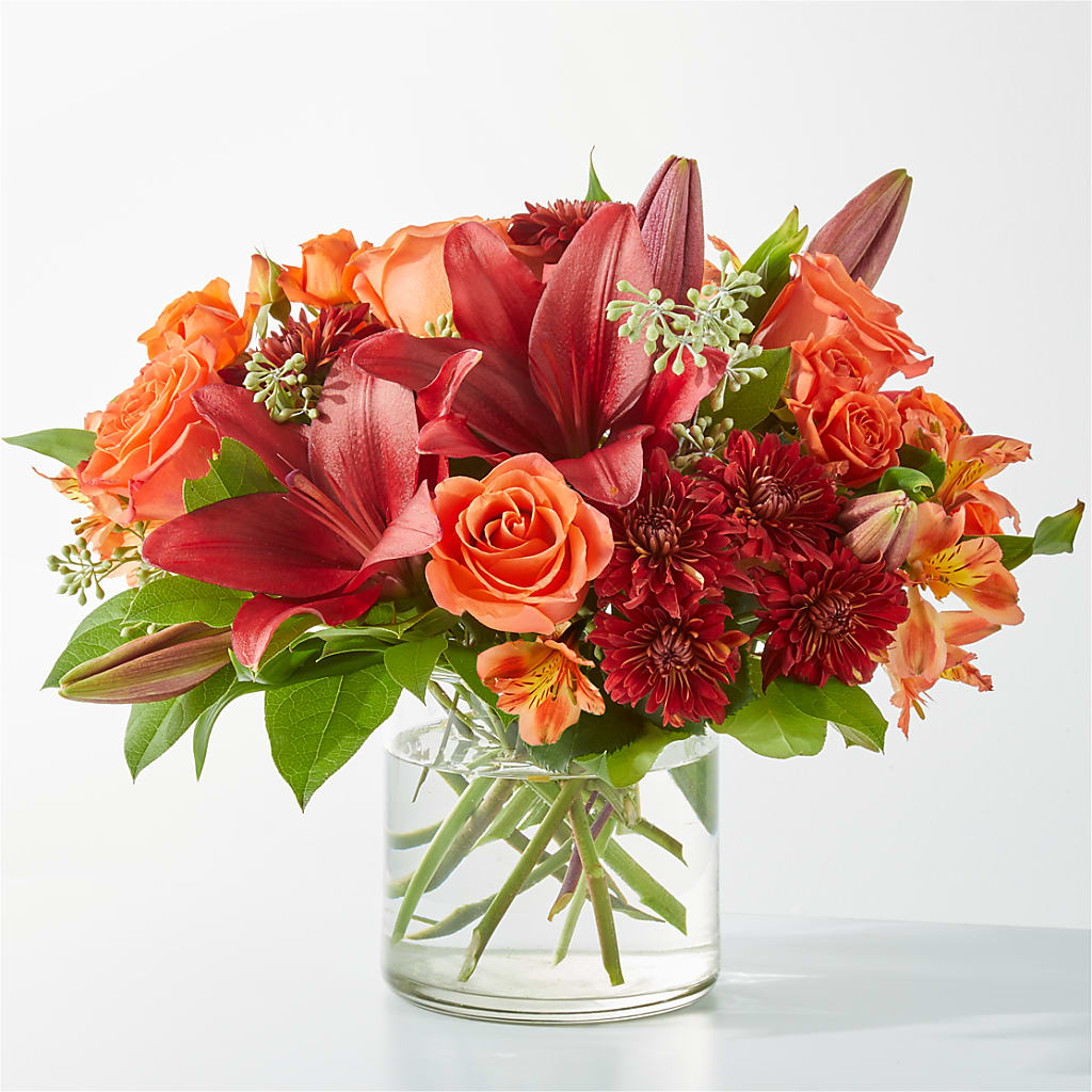 Crimson Leaves Bouquet – The Owls Nest Florist, Clover SC