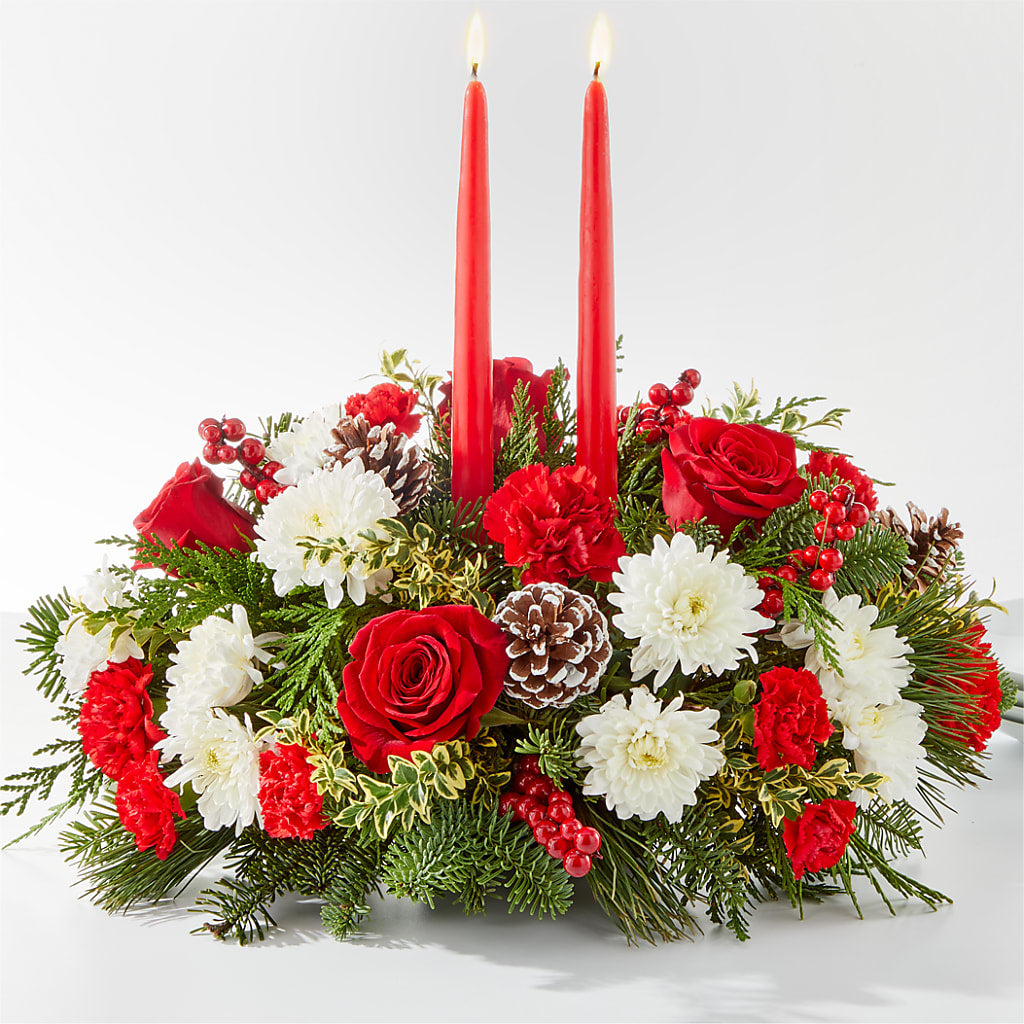 Holiday Soiree Centerpiece – The Owls Nest Florist, Clover SC