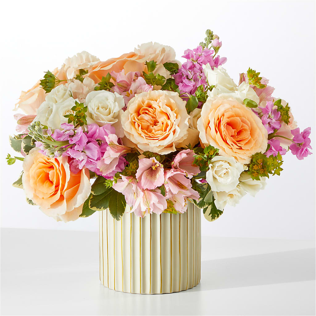 Paradise Bouquet with Ivory Vase – The Owls Nest Florist, Clover SC