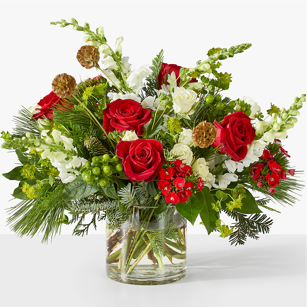 Deck the Halls Bouquet – The Owls Nest Florist, Clover SC