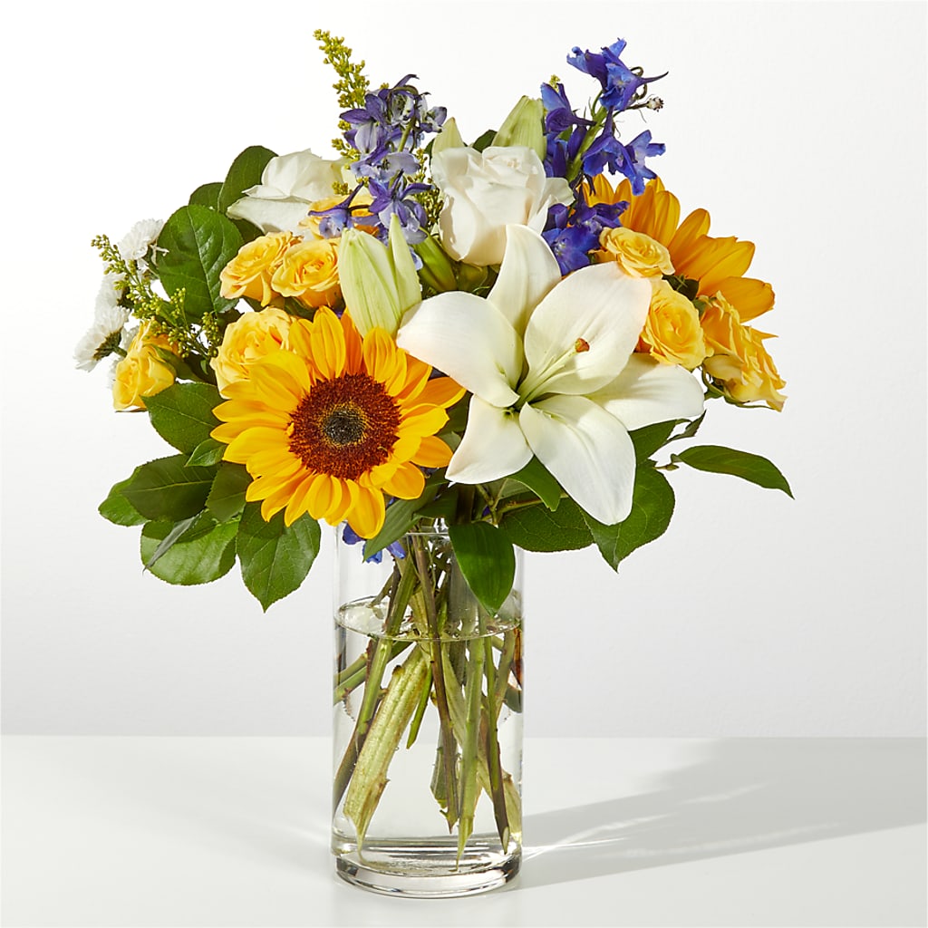 Wonderfully Sunny Bouquet – The Owls Nest Florist, Clover SC