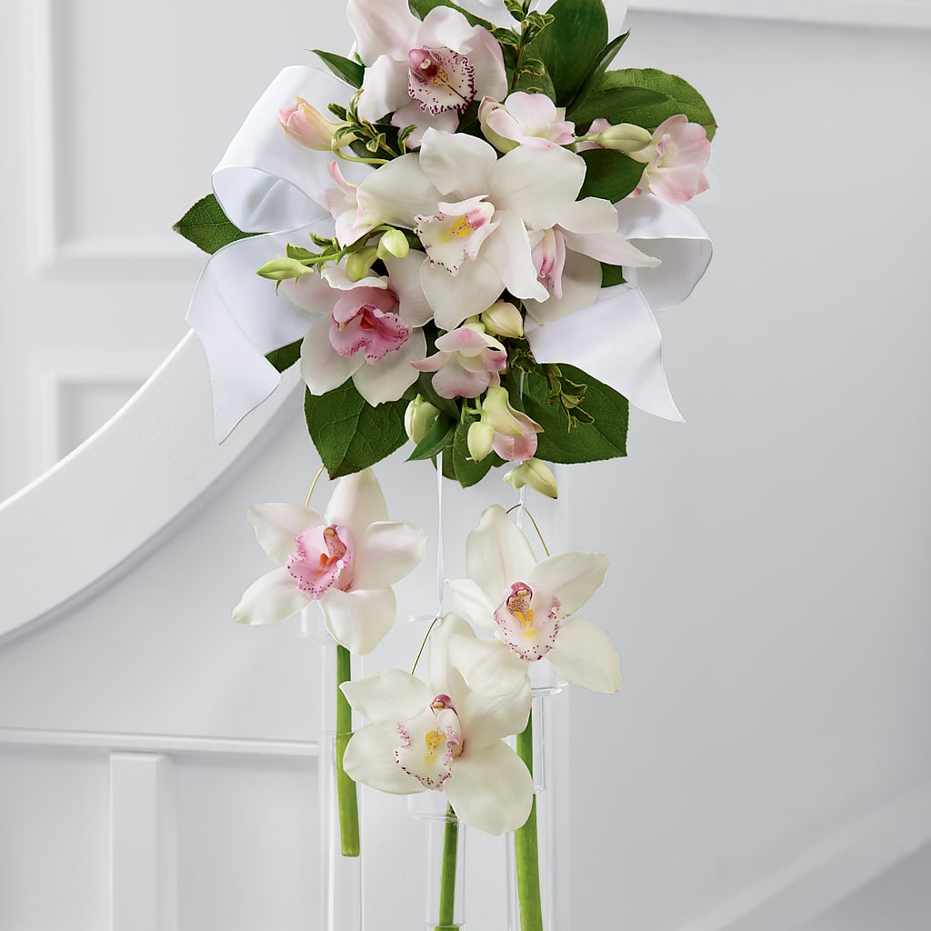 Perfect Entrance Pew Arrangement – The Owls Nest Florist, Clover SC
