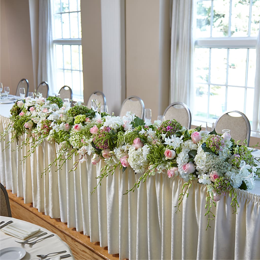 State of Joy Head Table Arrangement – The Owls Nest Florist, Clover SC