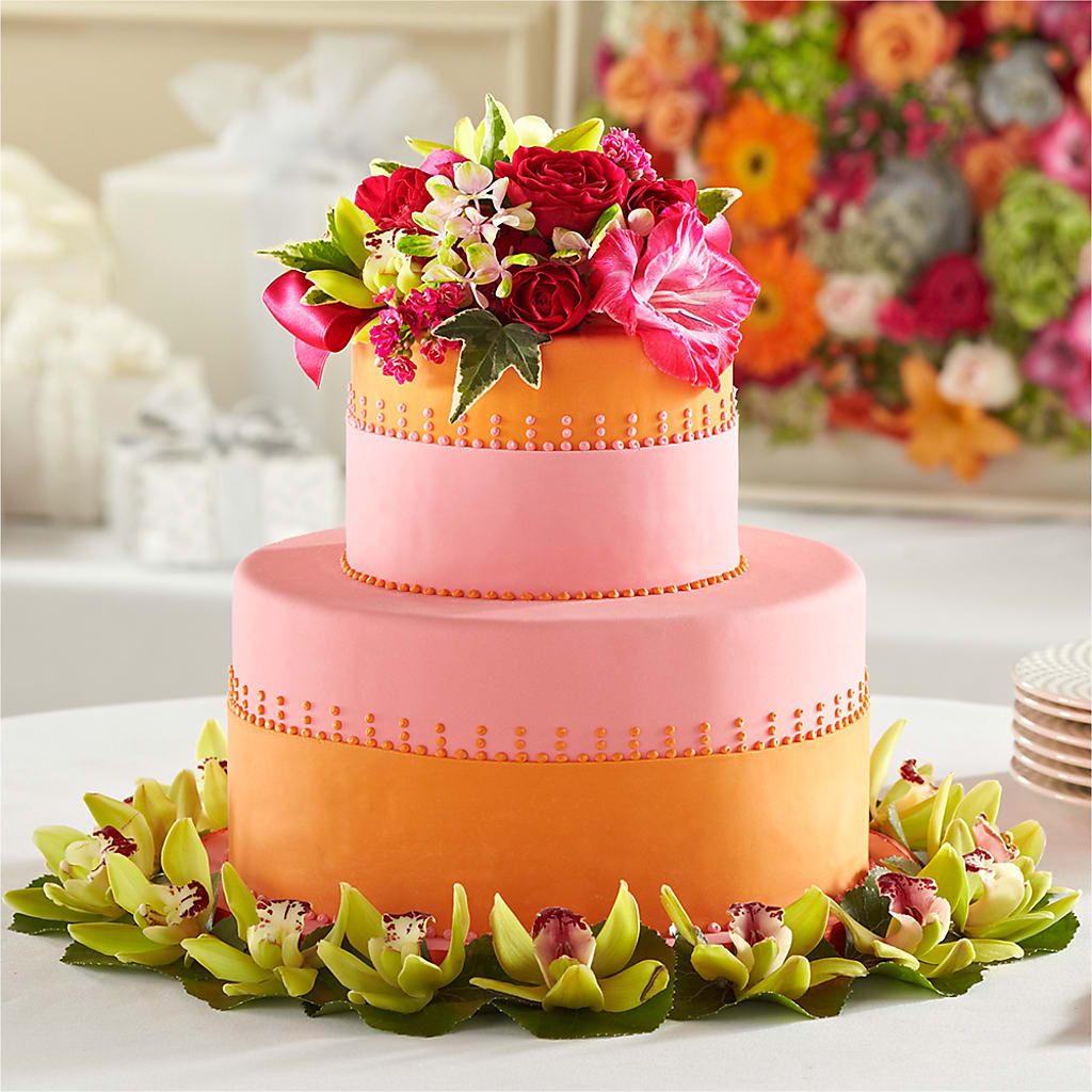 Sweet Citrus Cake Decor – The Owls Nest Florist, Clover SC