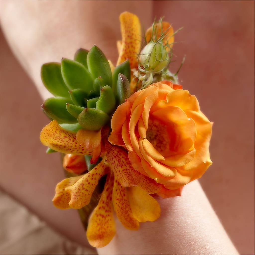 Irresistible Love Wrist Corsage – The Owls Nest Florist, Clover SC