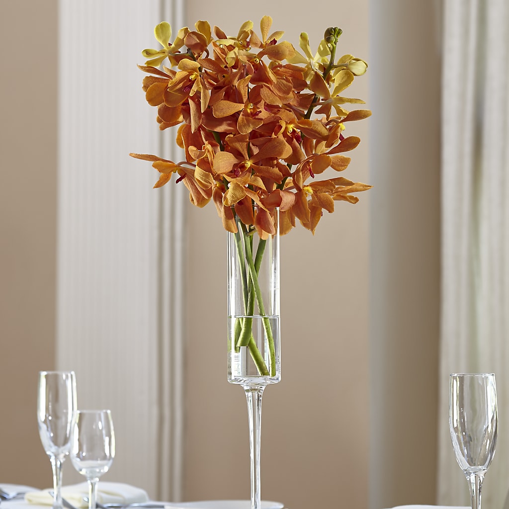 Orange Mokara Bouquet – The Owls Nest Florist, Clover SC
