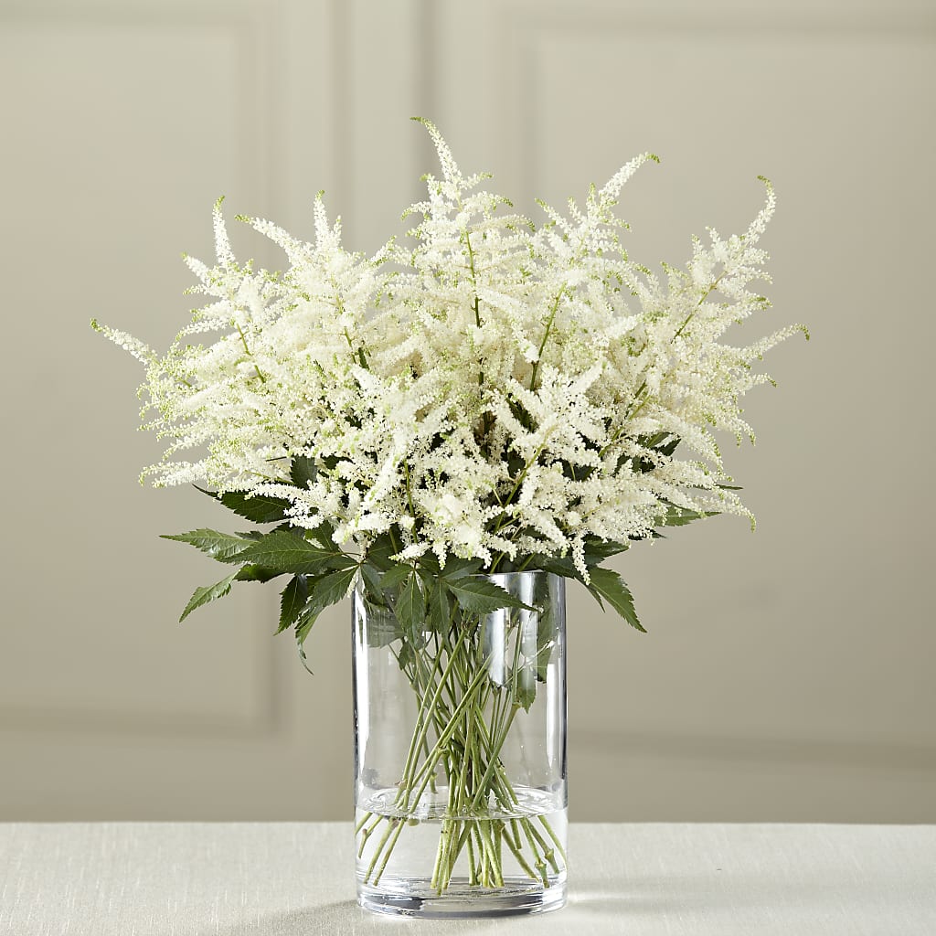 White Astilbe Bouquet – The Owls Nest Florist, Clover SC
