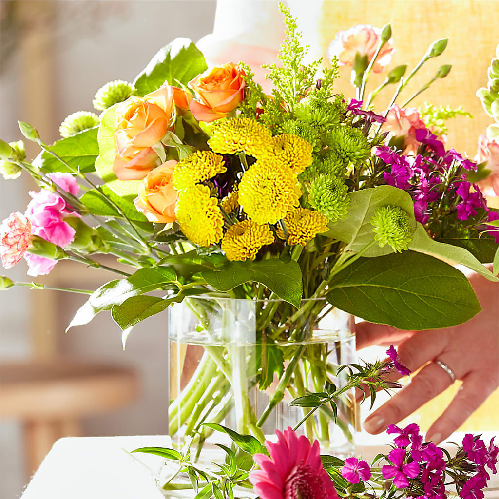 Bold & Bright – A Florist Original –  The Owls Nest Florist, Clover SC