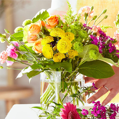 Bold & Bright – A Florist Original –  The Owls Nest Florist, Clover SC