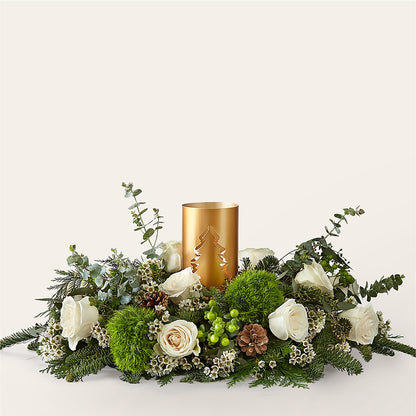 Chestnuts Roasting Centerpiece –  The Owls Nest Florist, Clover SC