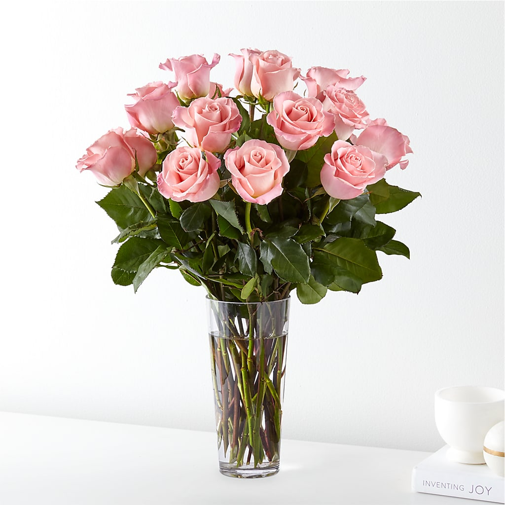 Long Stem Pink Rose Bouquet –  The Owls Nest Florist, Clover SC