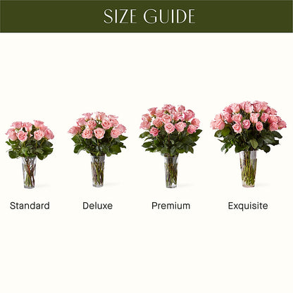 Long Stem Pink Rose Bouquet –  The Owls Nest Florist, Clover SC