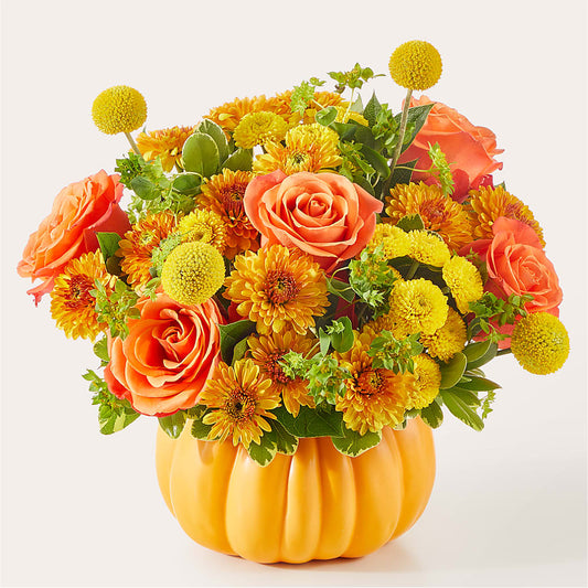 Gourdgeous Pumpkin –  The Owls Nest Florist, Clover SC
