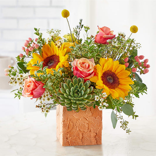 Sunflower Season Bouquet –  The Owls Nest Florist, Clover SC