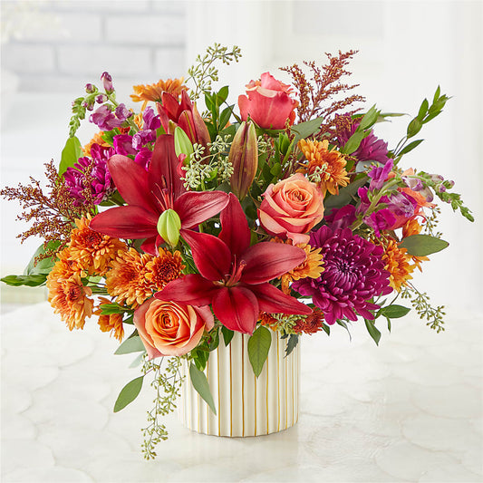 Burgundy Landscape Bouquet –  The Owls Nest Florist, Clover SC